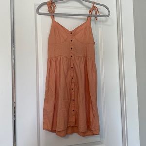 Small peach aerie mini dress